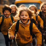 klasgenoten-lopen-een-groep-kinderen-naar-de-schoolbus_526067-6040